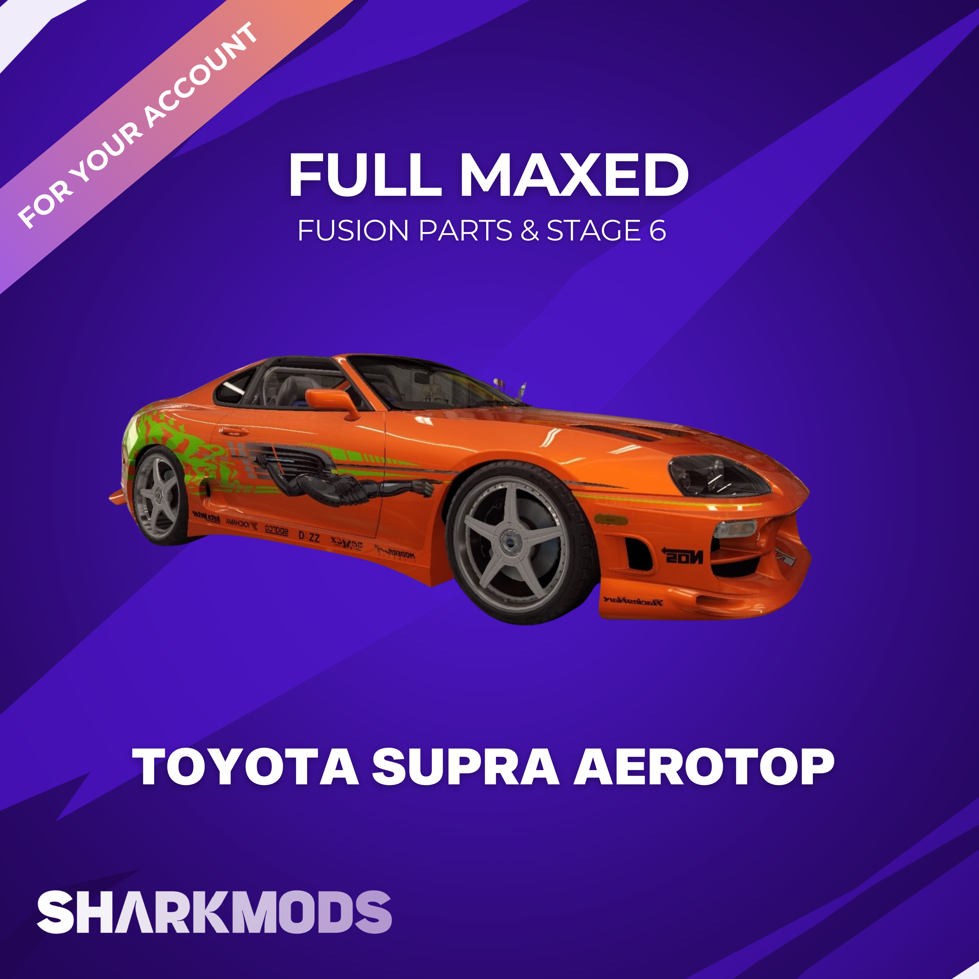 CSR2 MODS - Toyota Supra Aerotop - Sharkmods